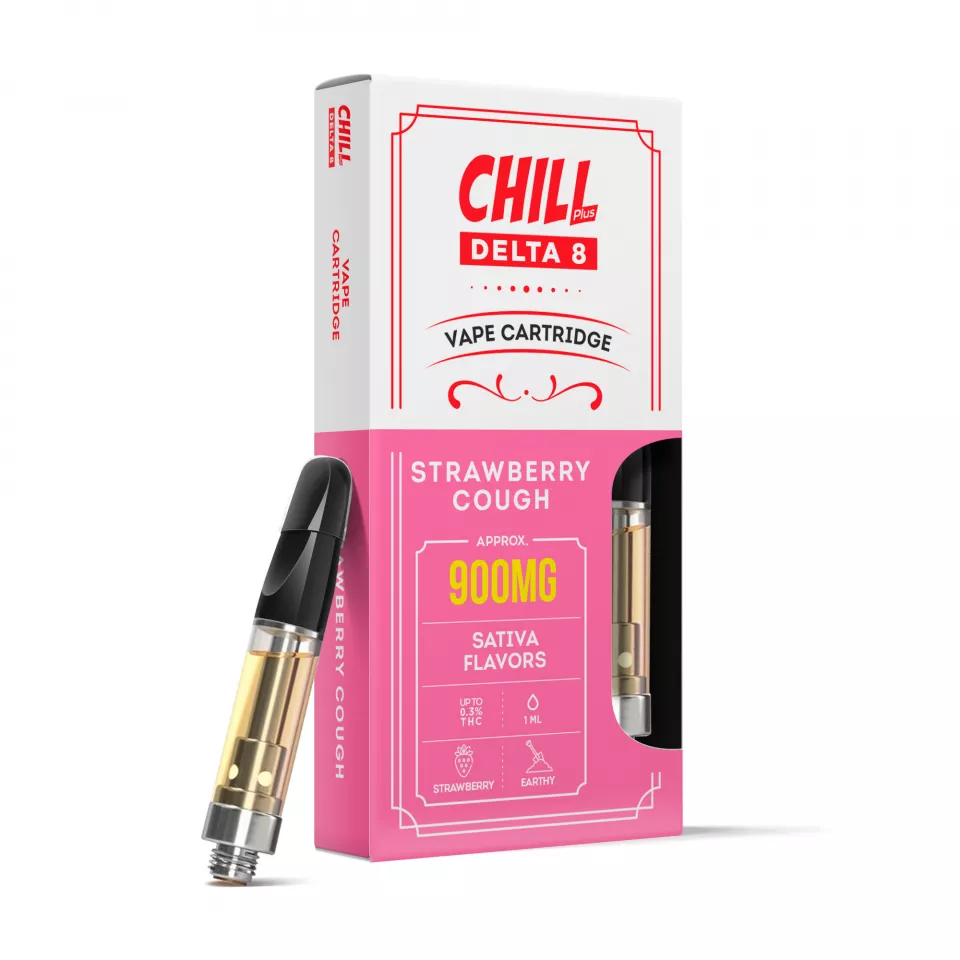 Diamondcbd Strawberry Cough Cartridge With Delta 8 Thc