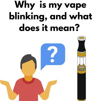 vape blinking blue